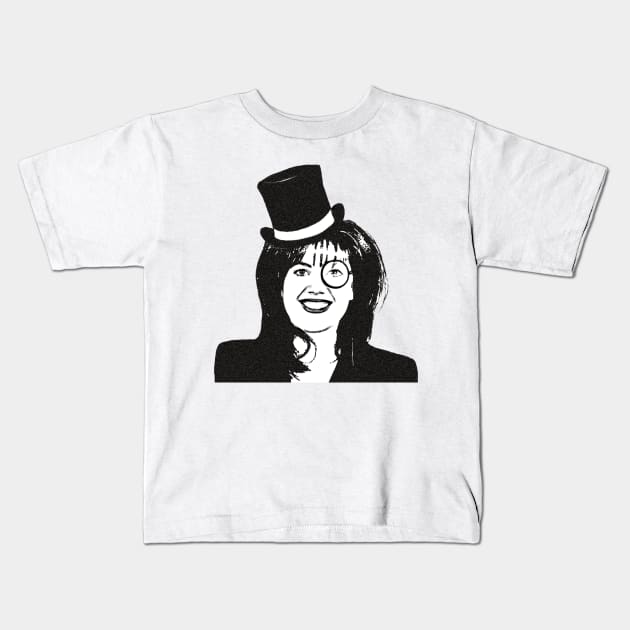 Monocle Lewinsky Kids T-Shirt by fritzco